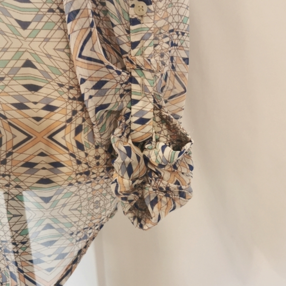 Free People Multicolor Patterned Blouse - Picture 6 of 10
